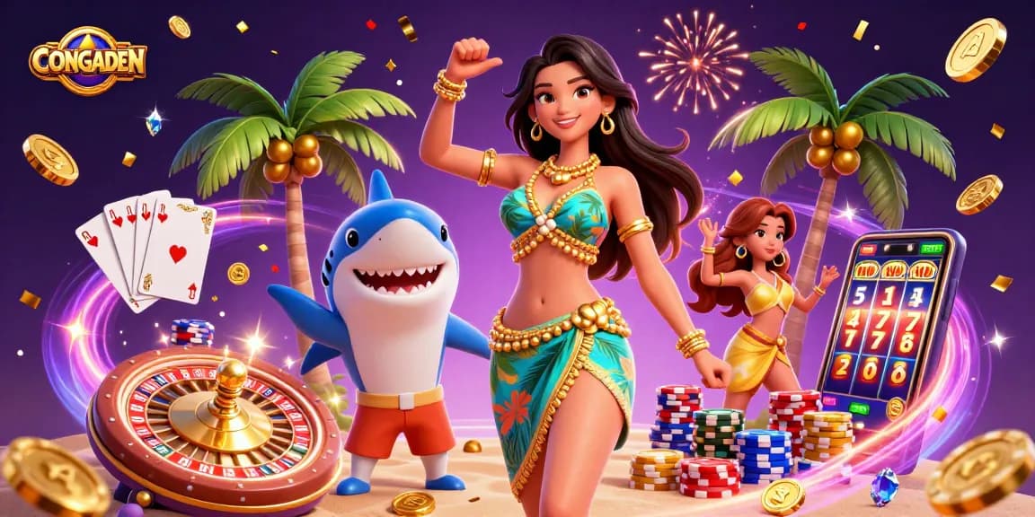 Experience the excitement of betting live with CONGADEN, featuring dynamic gameplay and casino elements.
