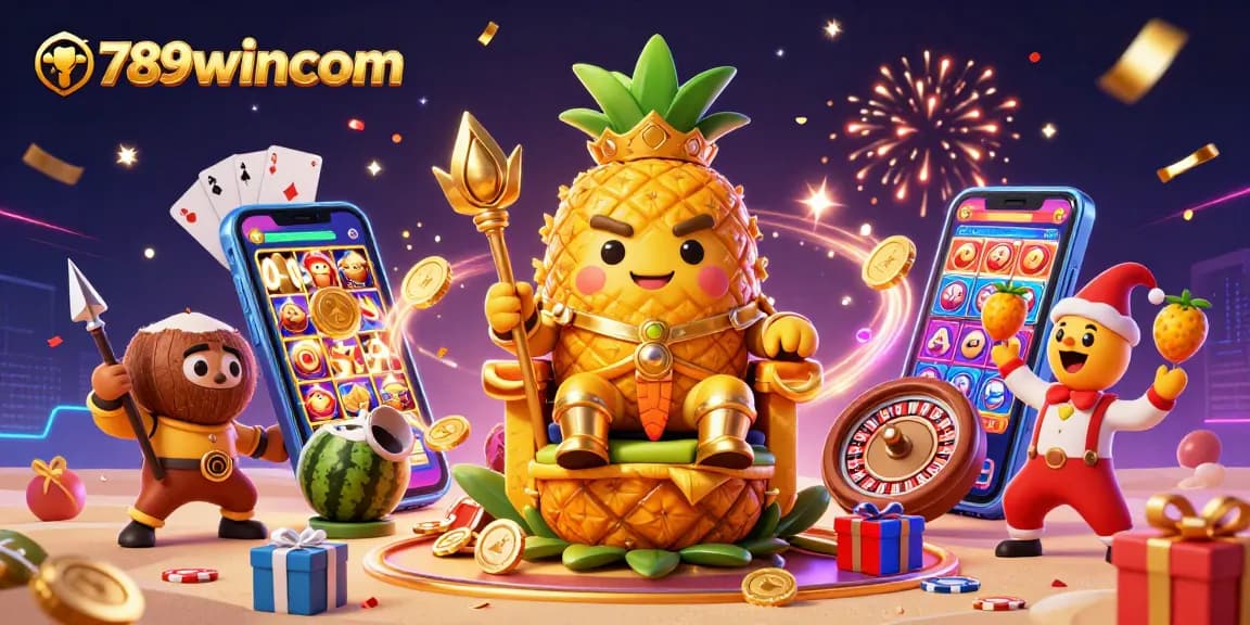 Experience the thrill of slots and jackpots with 789wincom in an exciting beach casino setting.