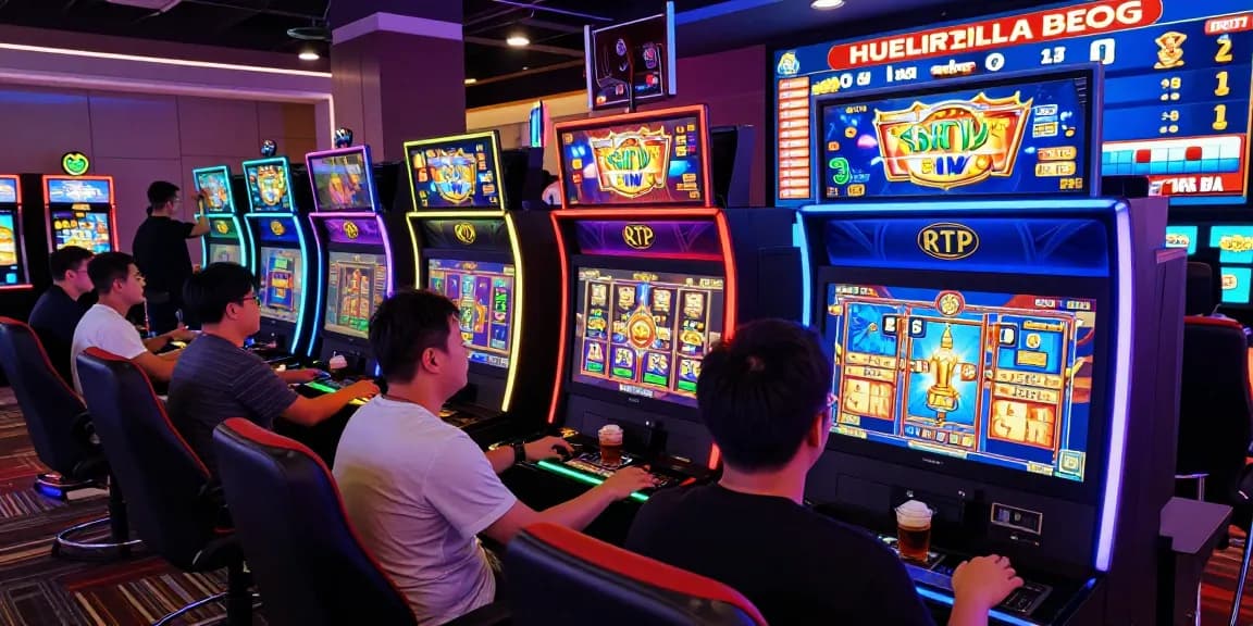 Engaging playbook88 link gaming experience with players enjoying high RTP online slots.