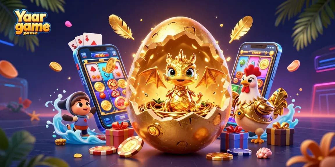 Experience the thrill of the Yaar win game with golden dragon and casino elements