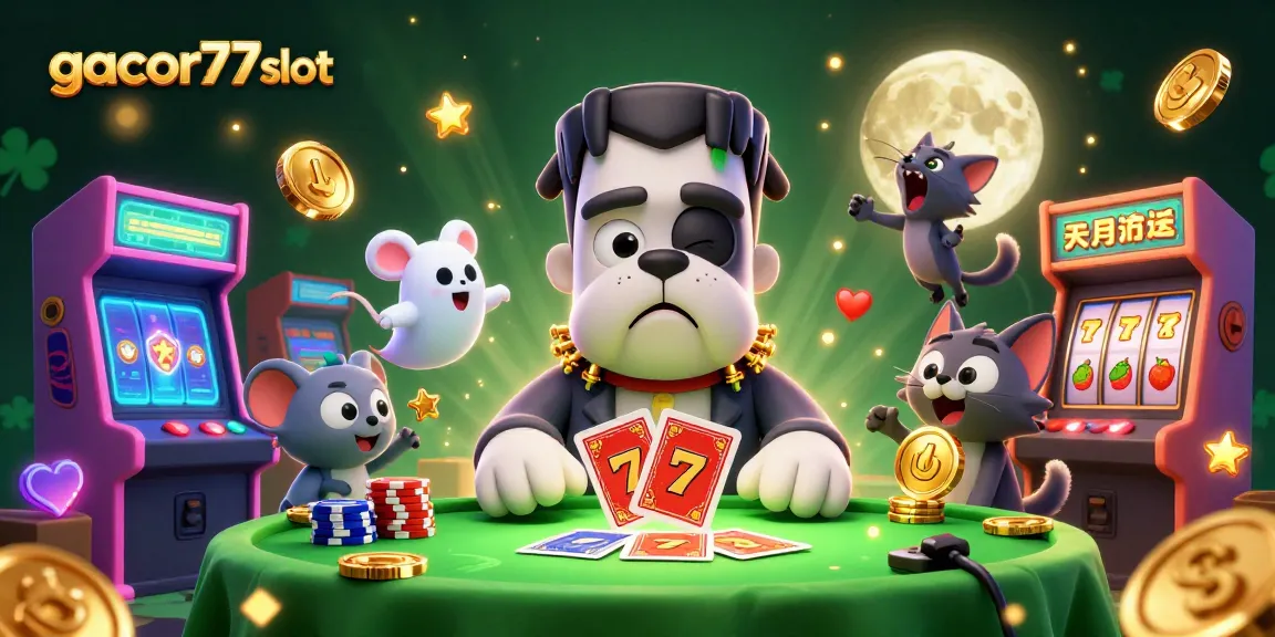 Gacor77 slot: Momen seru bersama monster, tikus hantu, dan anak kucing serigala di meja kasino