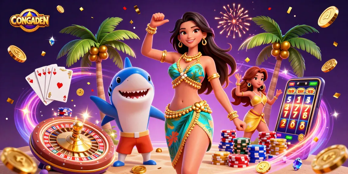 Experience the excitement of betting live with CONGADEN, featuring dynamic gameplay and casino elements.