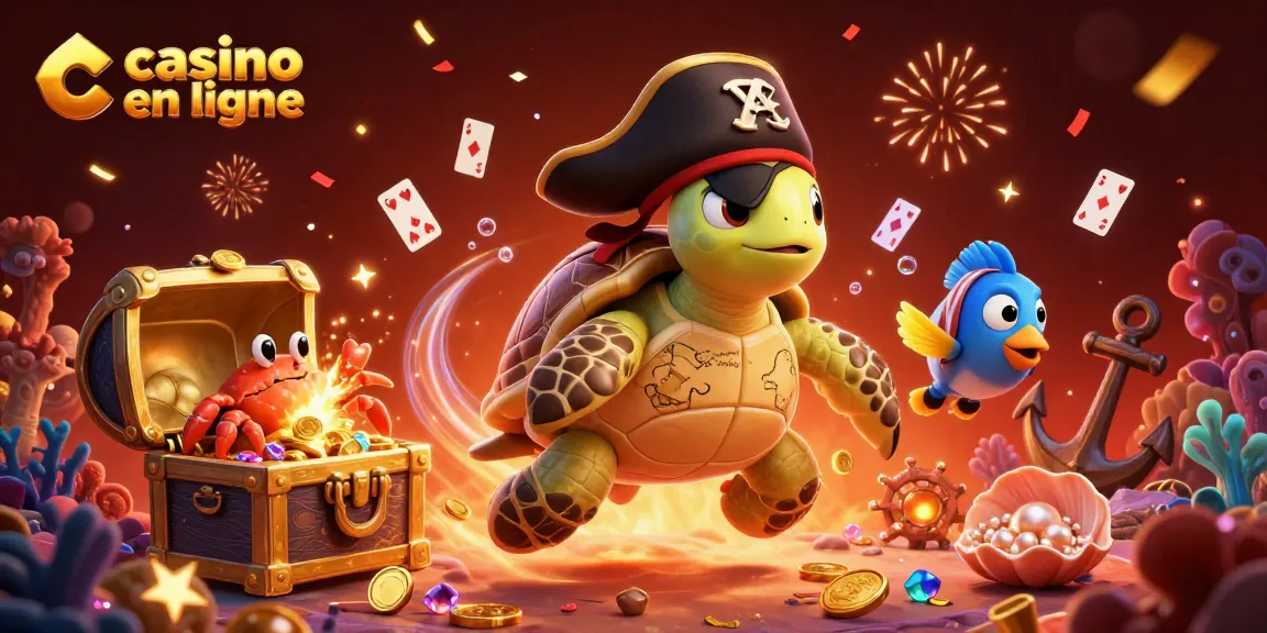 Participez à des aventures de casino en ligne palpitantes mettant en scène des personnages sous-marins vibrants et des trésors.