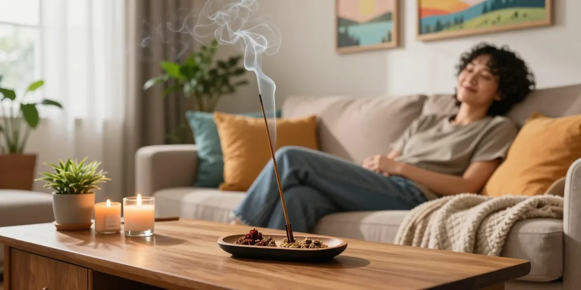 Experience the soothing aroma of buy-zombie-mario-herbal-incense-5g while relaxing at home.