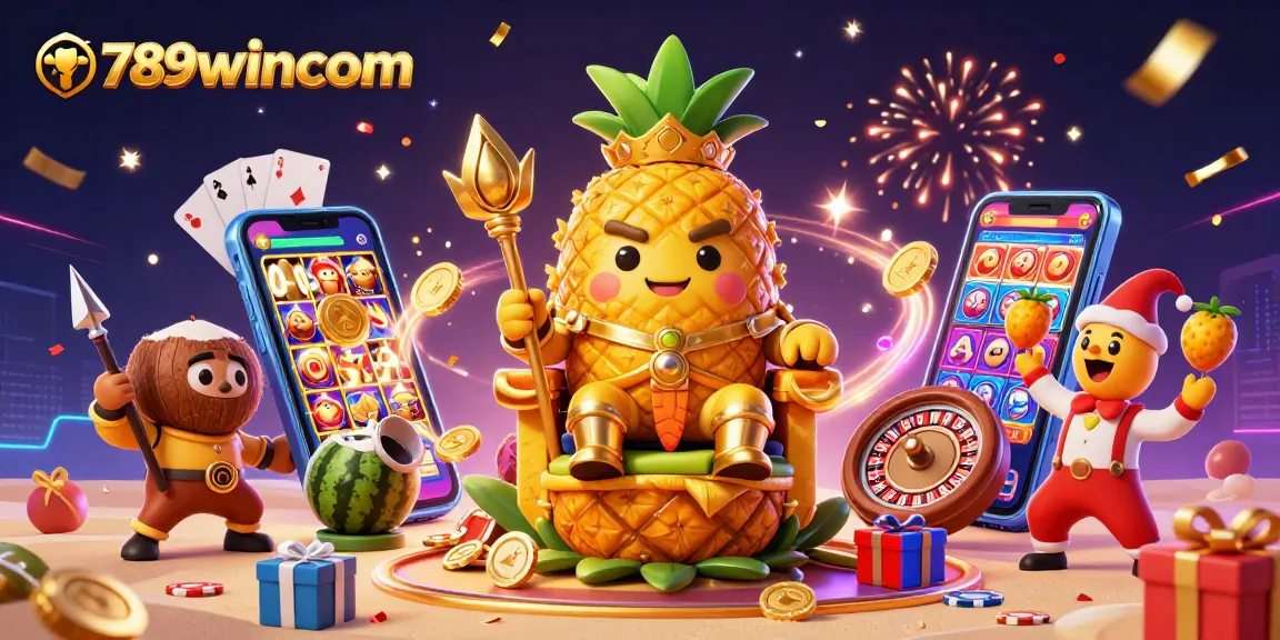 Experience the thrill of slots and jackpots with 789wincom in an exciting beach casino setting.