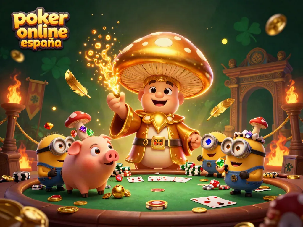 Juega poker online España y disfruta de la magia de un torneo de cartas con criaturas fantásticas.