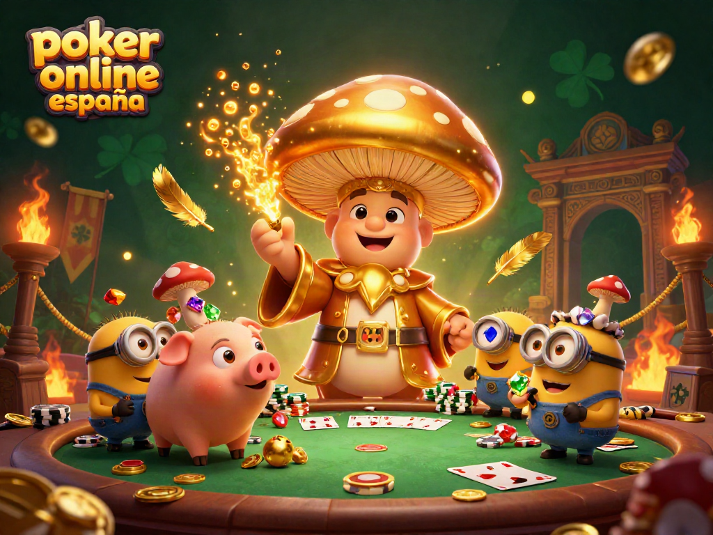 Juega poker online España y disfruta de la magia de un torneo de cartas con criaturas fantásticas.