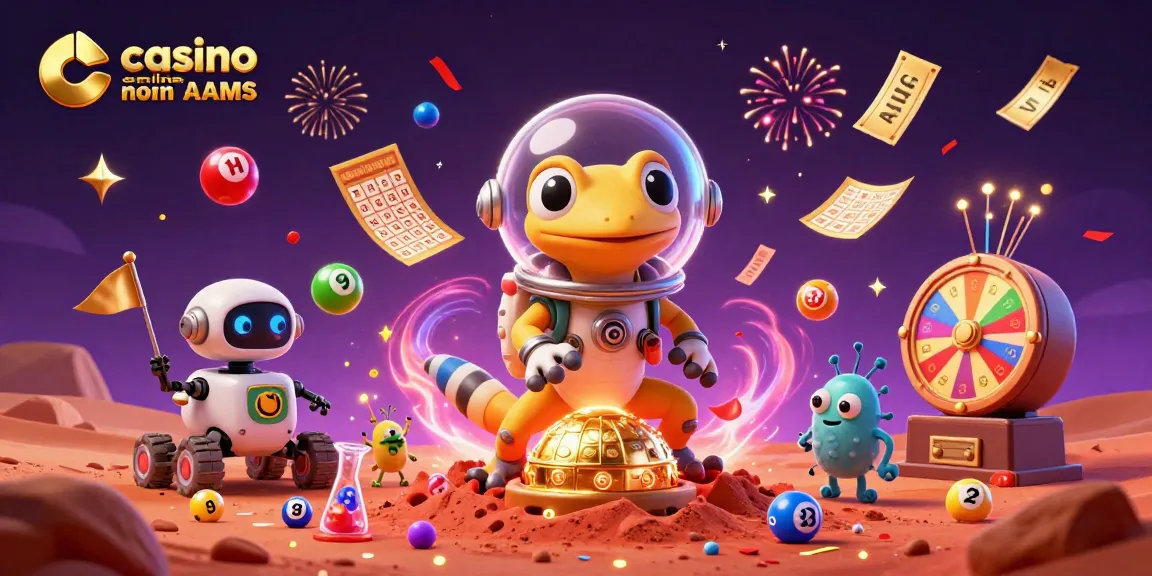 Scopri il divertimento nei casino online non AAMS con questa illustrazione 3D vivace e coinvolgente.