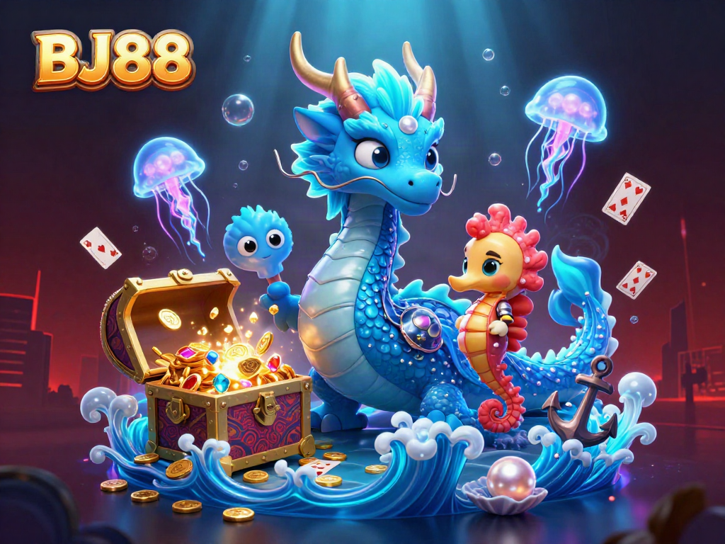 BJ88 captures the thrills of underwater casino adventures with colorful characters and dynamic game elements.