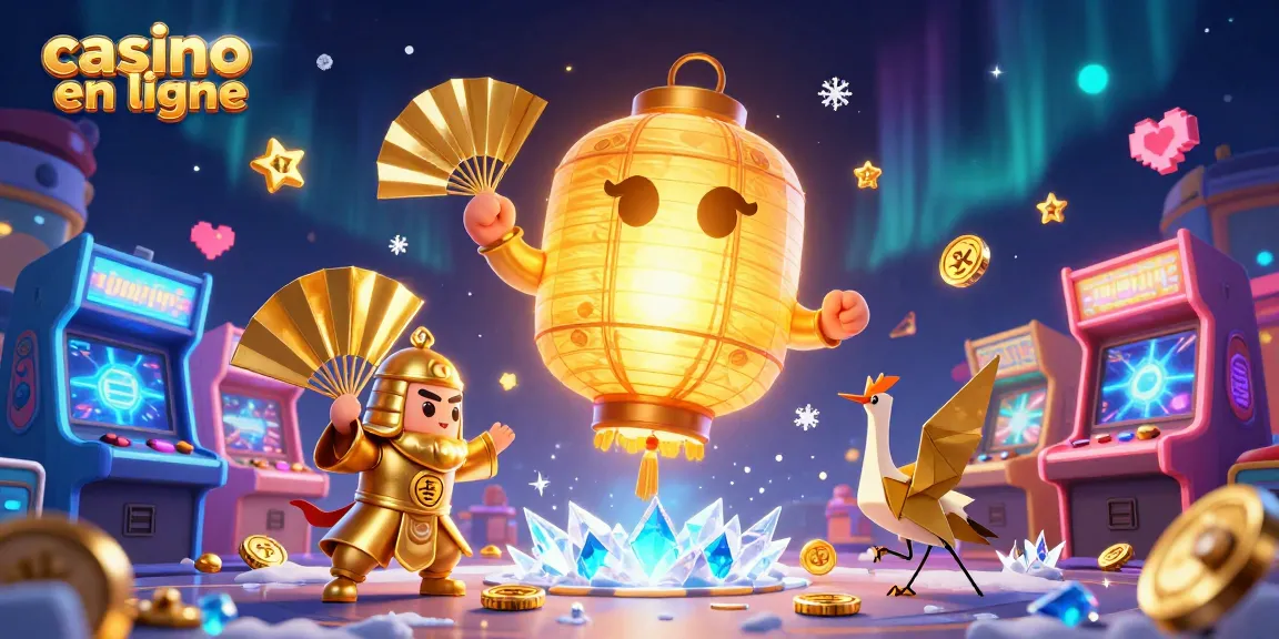Jouez et gagnez aux jeux de casino en ligne captivants avec cette illustration immersive.