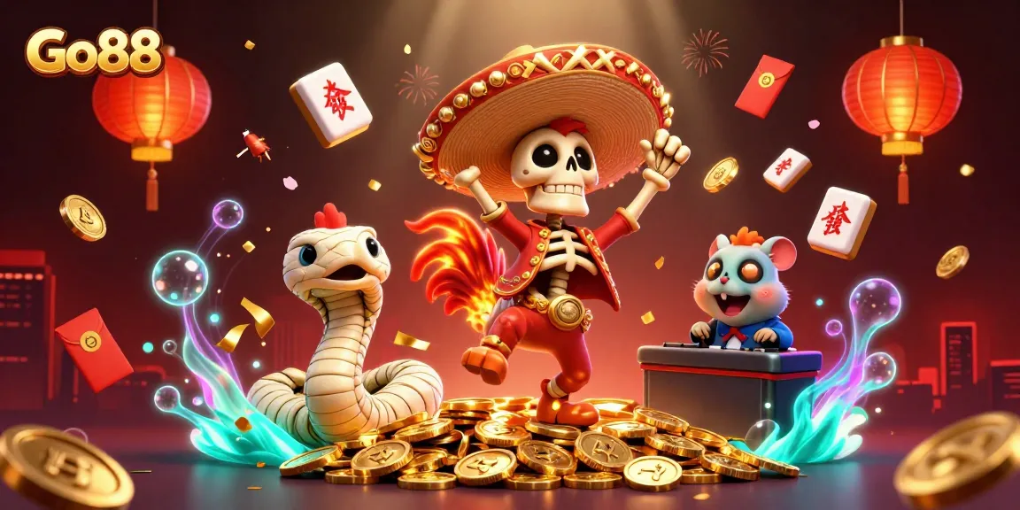 Experience incredible wins at Go88 while celebrating in a vibrant casino scene.