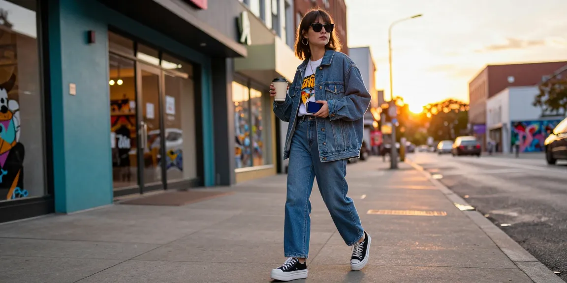 Fashionisk .com showcases chic urban fashion with stylish individual exploring city streets.