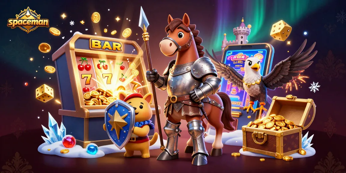 Experience the thrill of winning with spaceman-themed slot machines, dynamic gameplay, and colorful casino graphics.