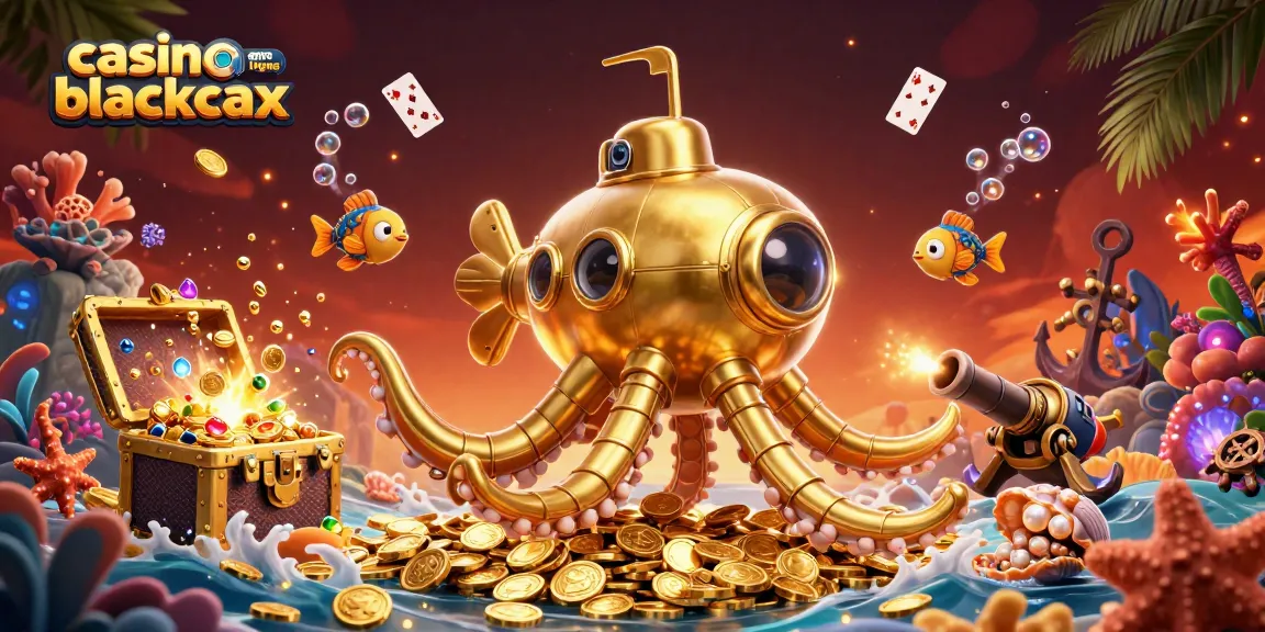 Découvrez le jeu de casino en ligne blackjack avec des poissons mécaniques et une ambiance sous-marine éclatante.