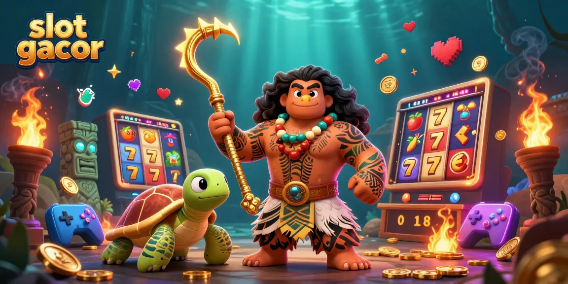 Engage in exciting slot gacor action with vibrant character illustrations and casino elements
