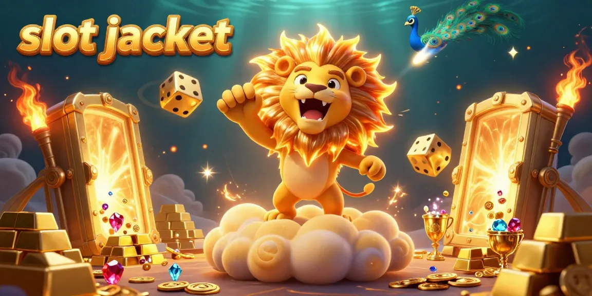 Experience the thrilling slot jackpot adventure with golden treasures and vibrant casino elements.