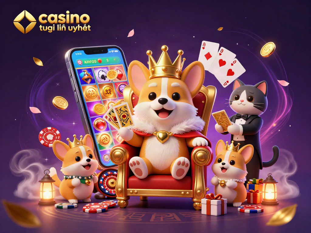 Khám phá không gian casino trực tuyến uy tín với các biểu tượng vui nhộn và sinh động