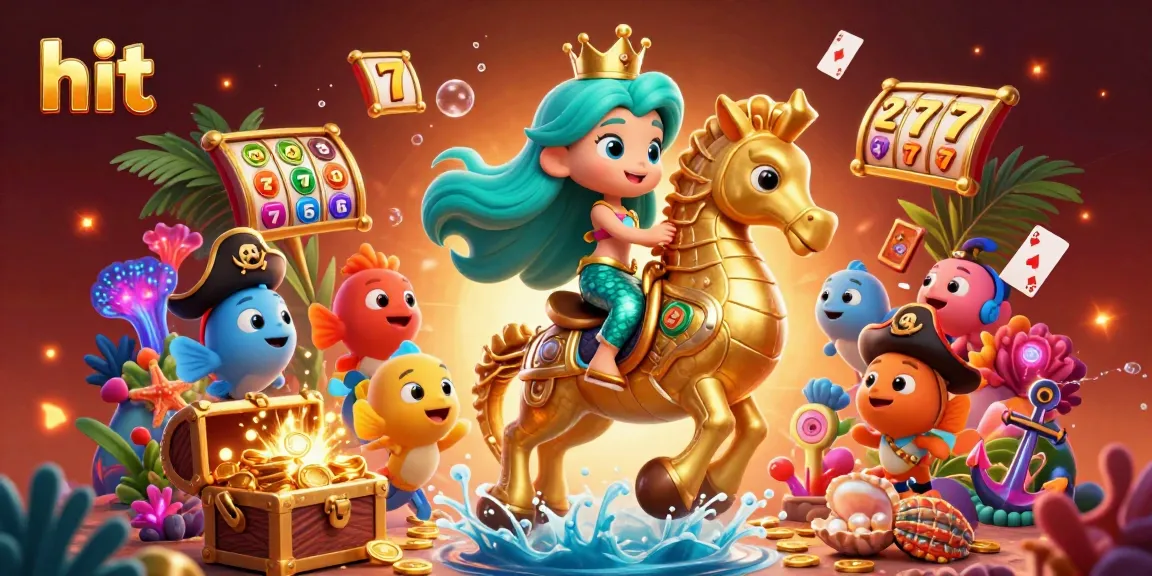 Hit exciting jackpots and win big with vibrant slot games amidst underwater treasures.