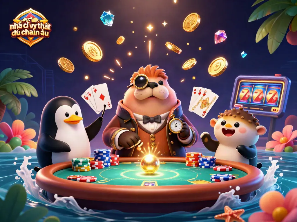 Nhà cái uy tín đến từ châu âu: Hình ảnh trực quan về một trò chơi poker dưới nước sinh động.