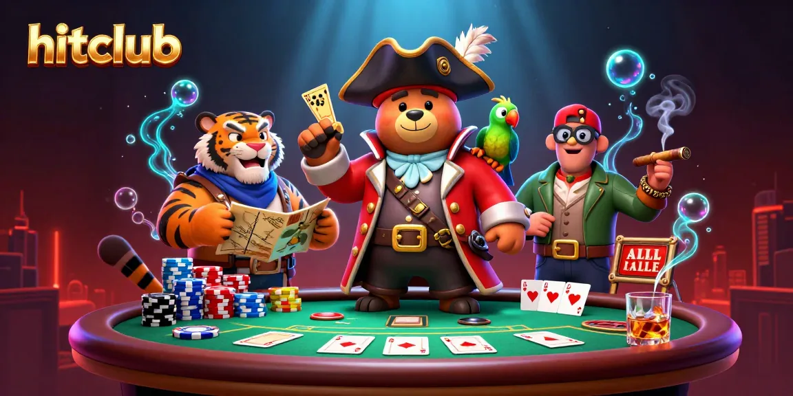 Experience thrilling gameplay at hitclub with vibrant casino-themed characters and elements.