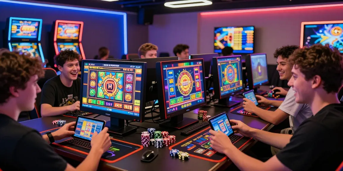 Exciting gameplay at ZEUS222 with players enjoying vibrant slot machines.