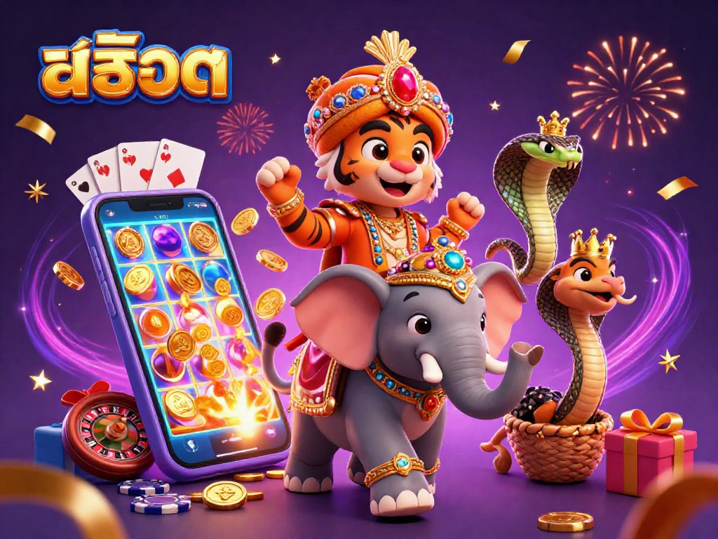 Experience exciting สล็อต gameplay with vibrant slots and dynamic 3D casino characters.