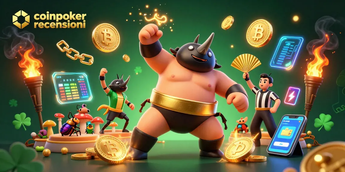 CoinPoker recensioni: un'affascinante illustrazione di un campione sumo e bugiardi degli insetti nel mondo del poker crittografico.