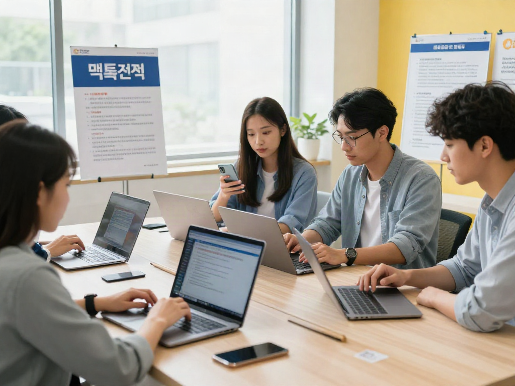 Engaging scene of individuals discussing 먹튀검증 strategies in a modern online gambling community.