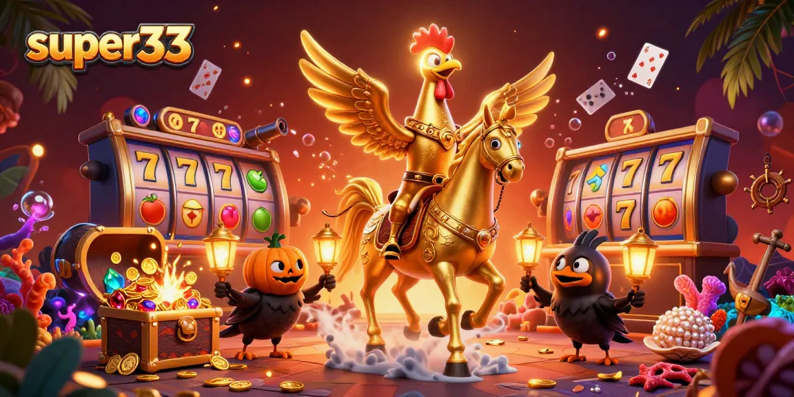 Experience a thrilling game with super33 in this vibrant casino scene featuring dynamic slot elements.