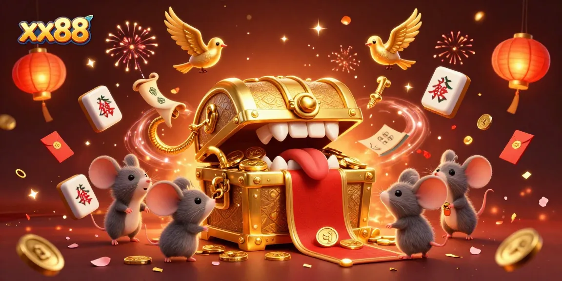 Experience thrilling gameplay at xx88 with a captivating treasure scene inviting adventurous gamblers.