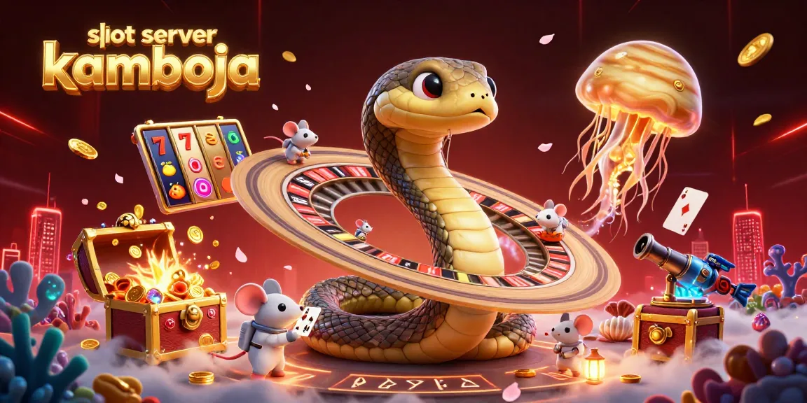 Engage in thrilling gameplay on slot server kamboja with virtual characters betting on a cosmic roulette.