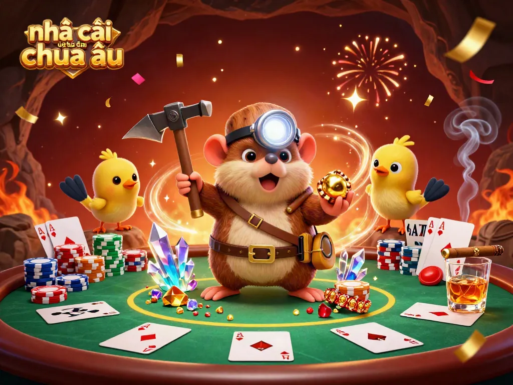 Khai thác vàng và đá quý với nhà cái uy tín đến từ châu âu, mô tả không khí sòng bạc sống động.