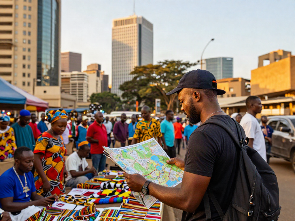 Tour companies in Nairobi CBD offering vibrant cultural experiences amidst city landmarks.
