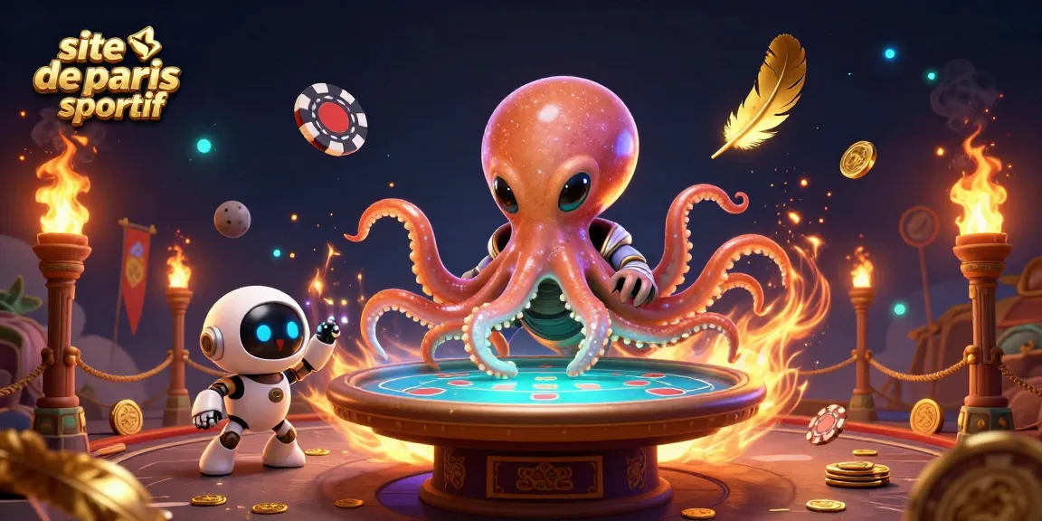 Site de paris sportif : pariez avec un octopus extraterrestre dans un univers dynamique