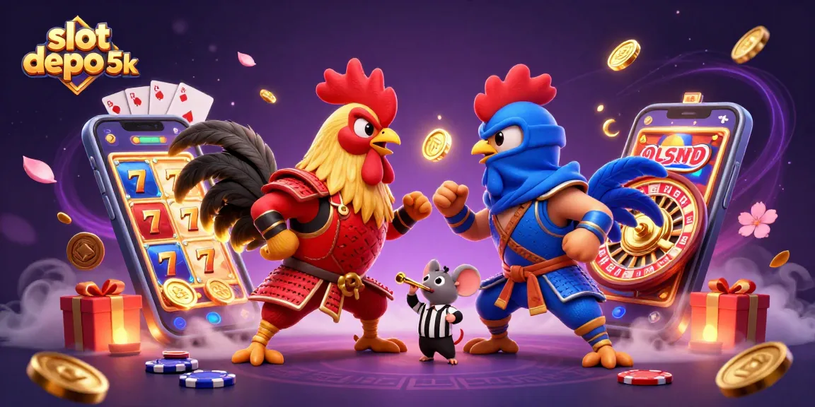 Experience thrilling gameplay with slot depo 5k as roosters compete for jackpot riches.
