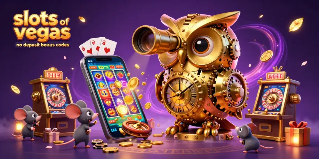 Experience the excitement of slots of vegas no deposit bonus codes with a detailed casino illustration.