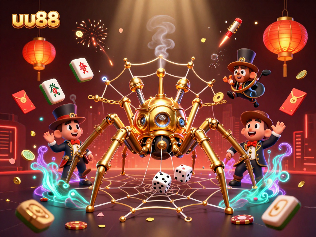 Engage with the thrilling world of gambling at uu88 with steampunk characters and magical game elements.