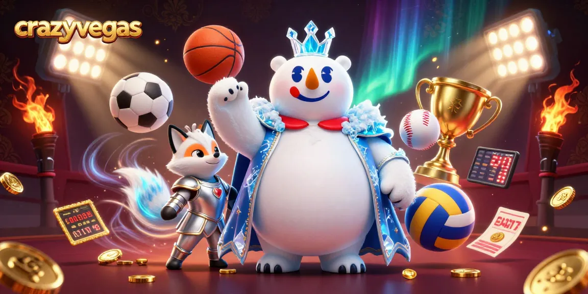 Experience exciting gameplay at crazyvegas with vibrant sports-themed visuals and win big!