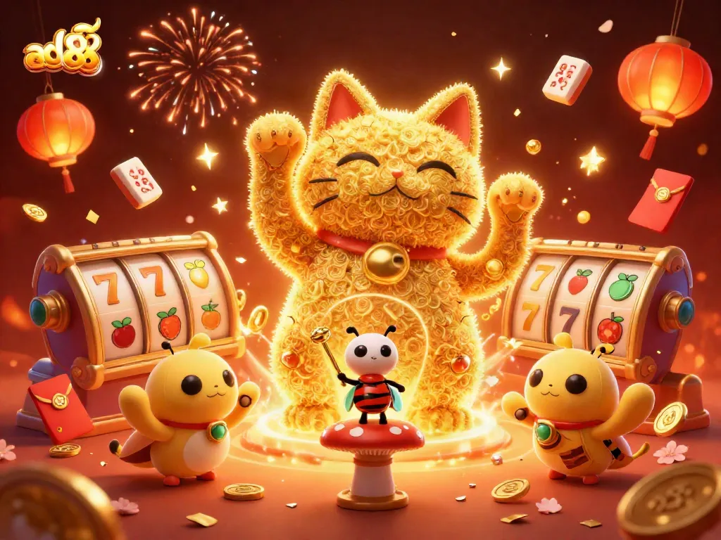 Experience the thrilling excitement of ad 88 with vibrant casino symbols and dynamic energy.