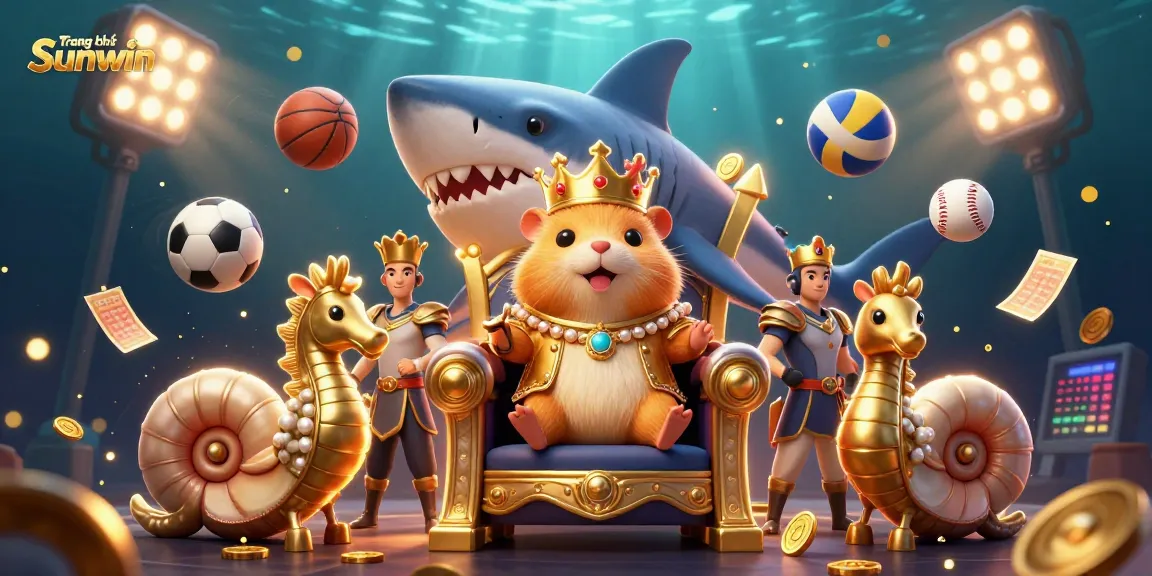 Place bets with Trang chủ Sunwin's thrilling golden hamster king and sporting elements.