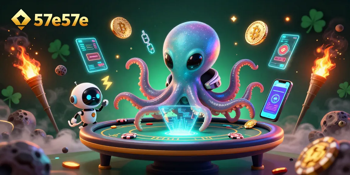 Ative a sua sorte no cassino 57e57 com uma mesa de pôquer holográfica!