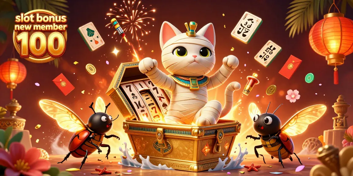 Engage with the slot bonus new member 100 to experience the lively casino adventure.