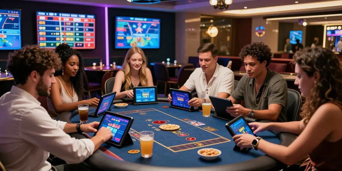 ZEUS222 gaming platform engaging diverse friends in a vibrant casino atmosphere