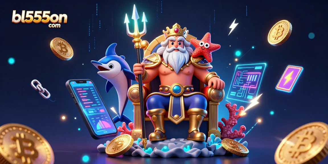 Bet on exciting gaming adventures at bl555on com featuring Neptune and crypto elements.