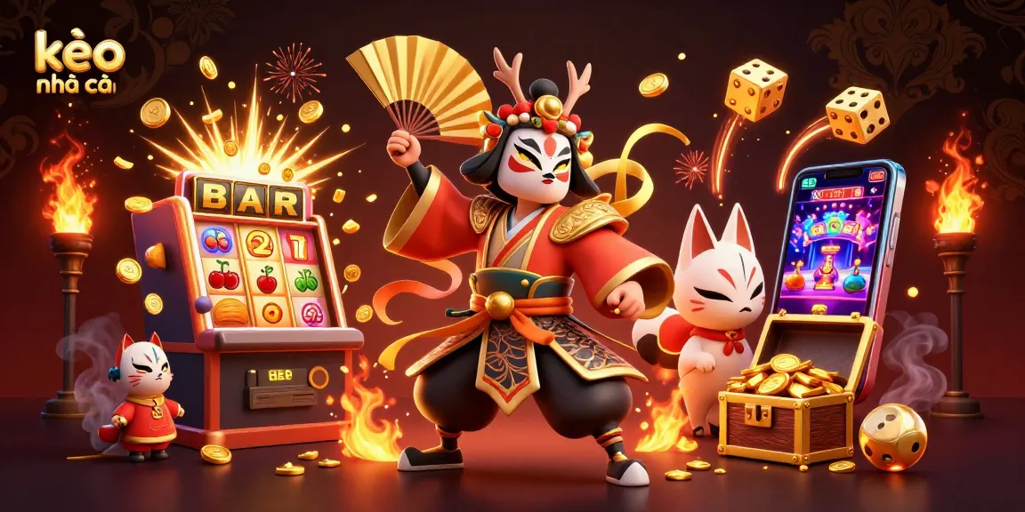 Experience kèo nhà cái through an interactive and vibrant 3D casino scene with dynamic characters.