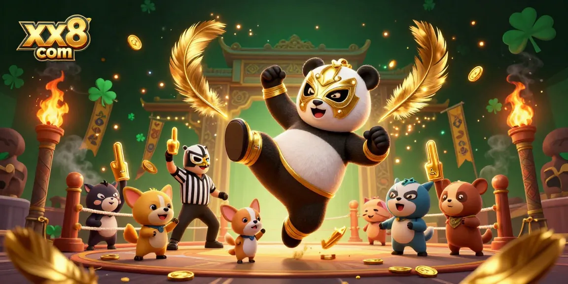 Engage in thrilling casino action with xx8 com's vibrant 3D illustration featuring lively characters and immersive elements.