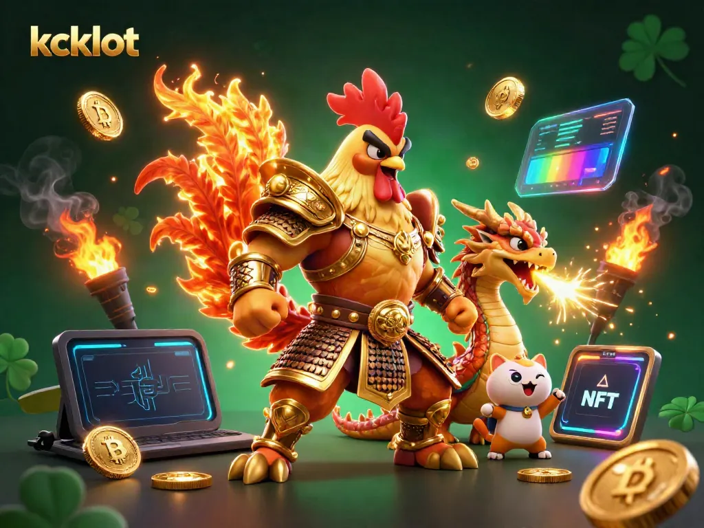 Mainkan kckslot dalam pertarungan epik antara ayam pejuang dan naga yang menghembuskan api dengan elemen kasinonya.