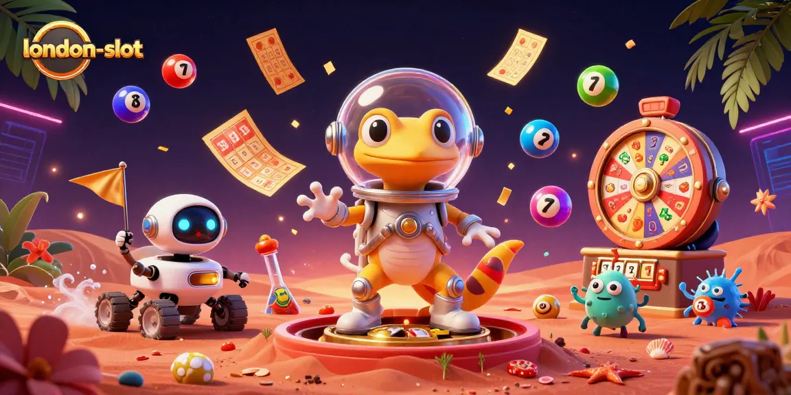 Join the excitement at london-slot with vibrant lottery elements and a lively Martian theme.