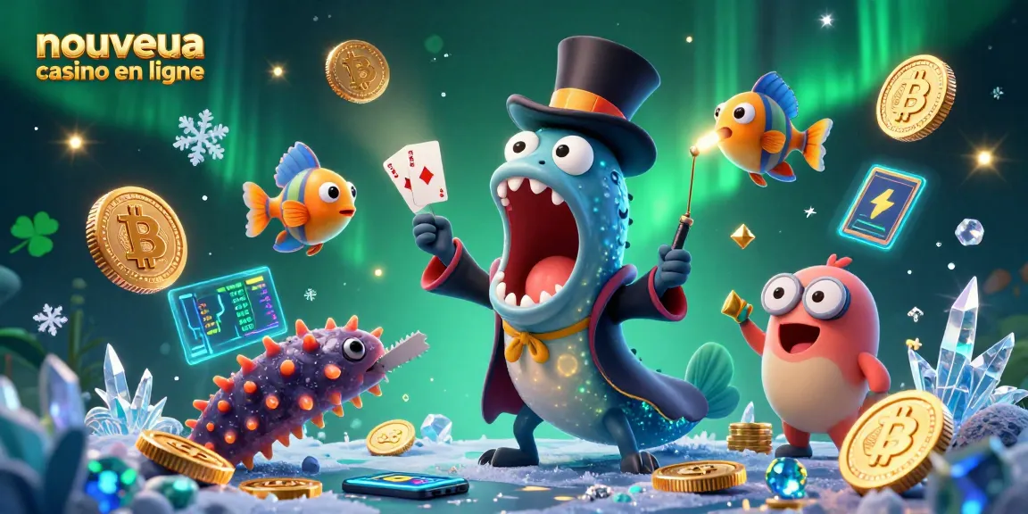 Nouveau casino en ligne : amusez-vous avec des créatures marines et des jeux captivants.